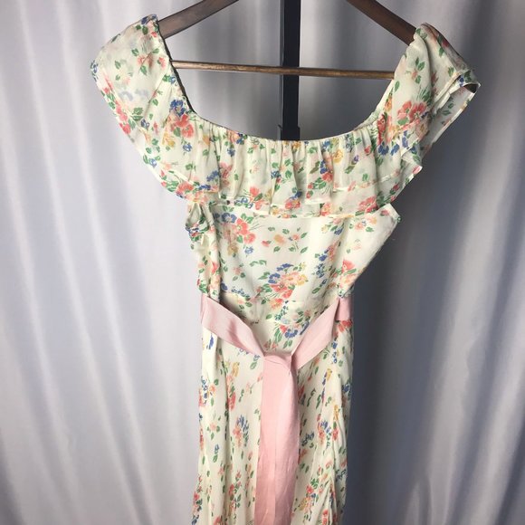 LoveShackFancy Faith Midi Dress in Floral Confetti - Picture 14 of 16